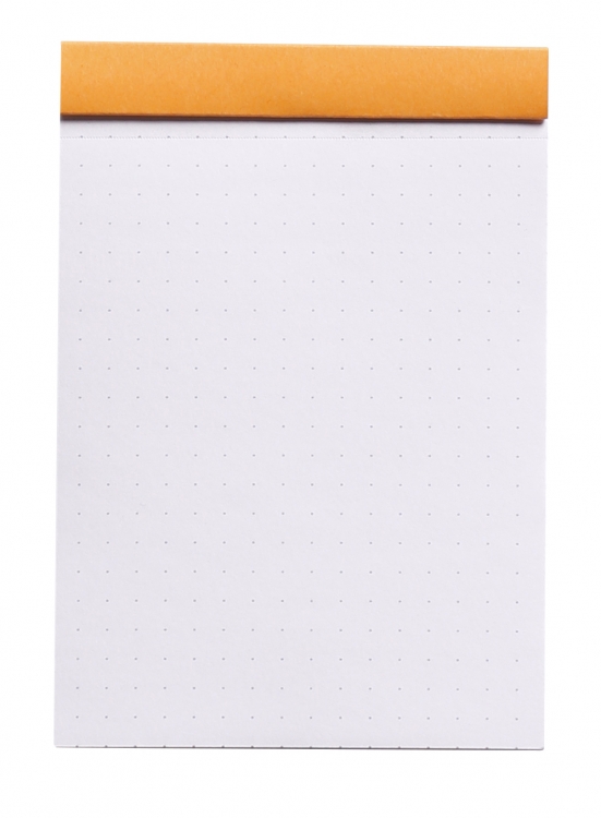 12558C Rhodia Staplebound Notepad - Orange