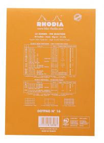 16558C Rhodia Staplebound Notepad - Orange