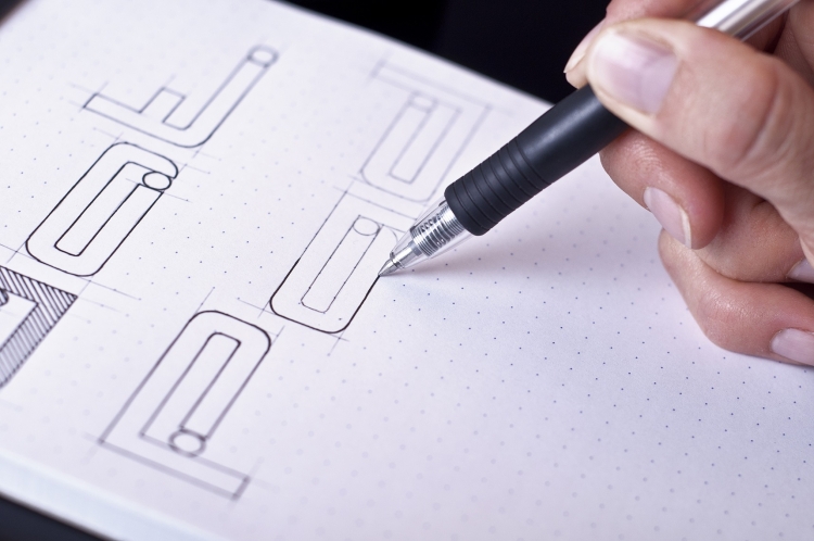 16559C Rhodia Staplebound Notepad - Dots Ambiance