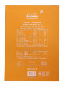 18558C Rhodia Staplebound Notepad - Black