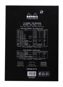 18559C Rhodia Staplebound Notepad - Black