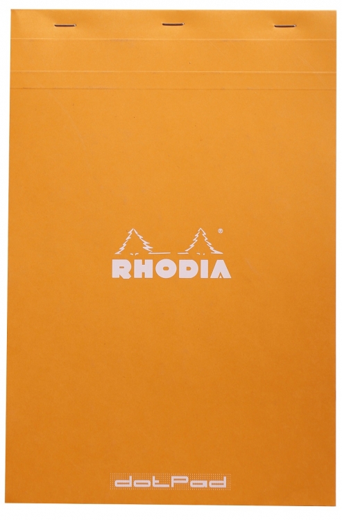 19558C Rhodia Staplebound Notepad - Orange