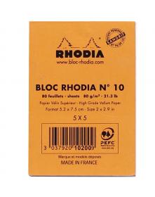 10200C Rhodia Staplebound Notepad - Orange