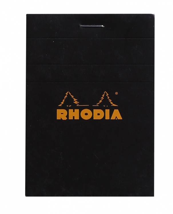 112009C Rhodia Staplebound Notepad - Black