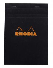 162009C Rhodia Staplebound Notepad - Black