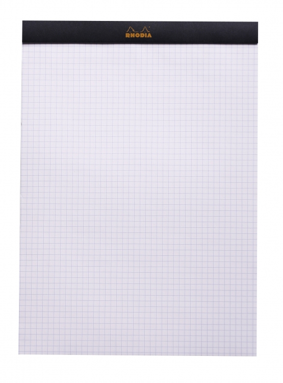 182009C Rhodia Staplebound Notepad - Black