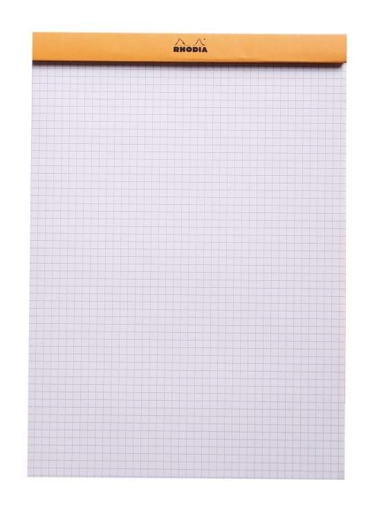 18200C Rhodia Staplebound Notepad - Orange