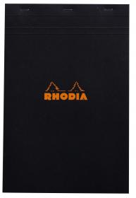 192009C Rhodia Staplebound Notepad - Black