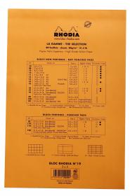 19200C Rhodia Staplebound Notepad - Orange