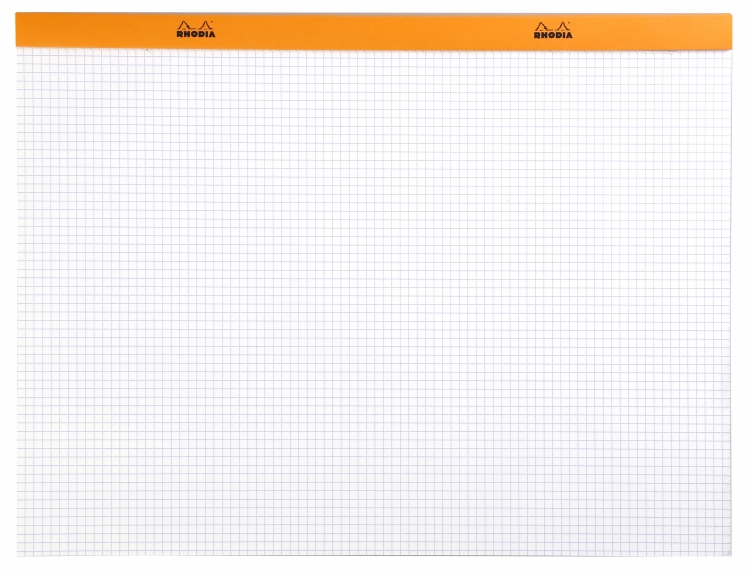 38200C Rhodia Staplebound Notepad - Orange