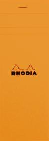 8200C Rhodia Staplebound Notepad - Orange