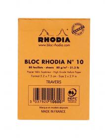 10600C Rhodia Staplebound Notepad - Orange