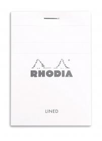 11601C Rhodia Staplebound Notepad - White