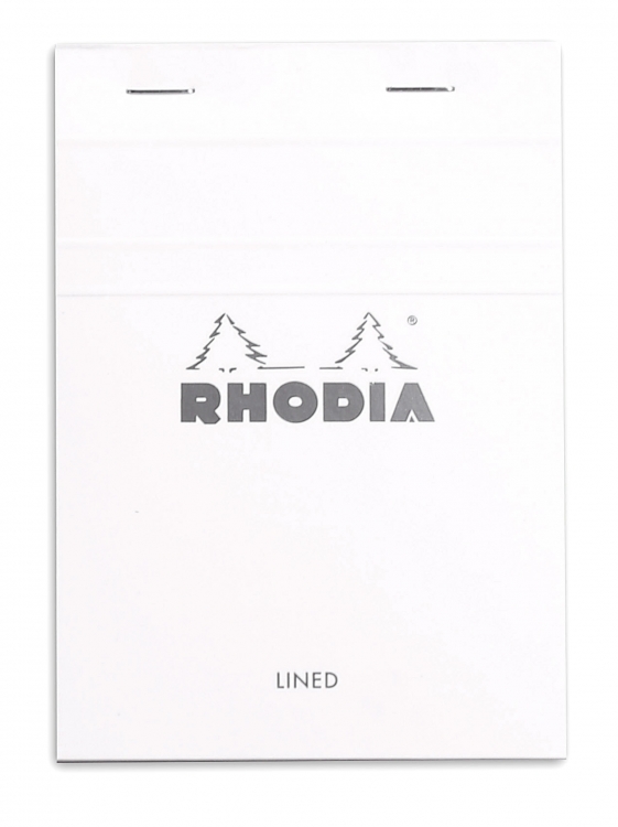 13601C Rhodia Staplebound Notepad - White 