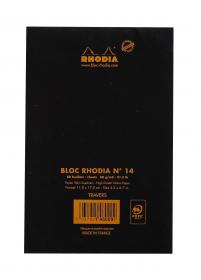 146009C Rhodia Staplebound Notepad - Black
