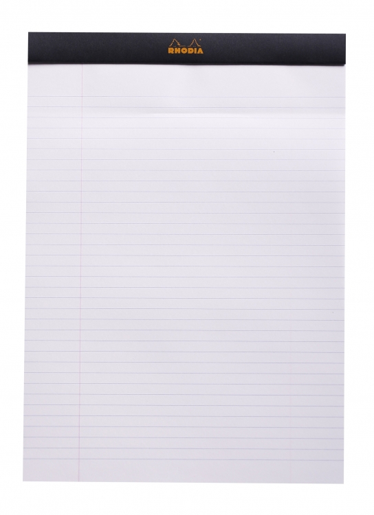186009C Rhodia Staplebound Notepad - Black