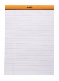 18600C Rhodia Staplebound Notepad - Orange