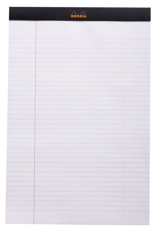 196009C Rhodia Staplebound Notepad - Black
