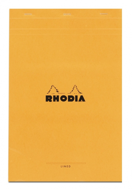 19600C Rhodia Staplebound Notepad - Orange
