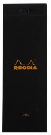 86009C Rhodia Staplebound Notepad - Black