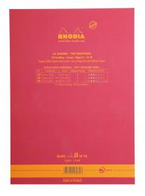 18972C Rhodia ColoR Pads - Raspberry (Back)