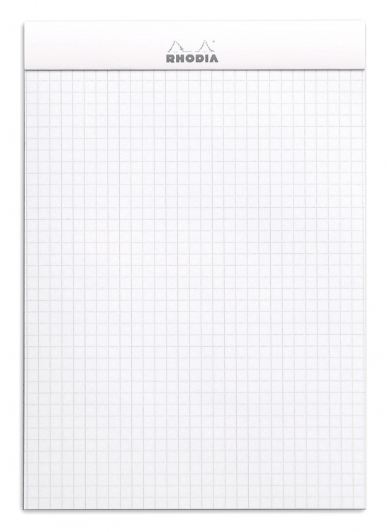 16201C Rhodia “Ice” Notepads - Graph 6 x 8 ¼ Opened