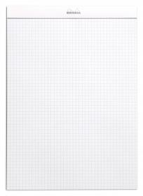 18201C Rhodia “Ice” Notepads - Graph 8 ¼ x 11 ¾ Opened