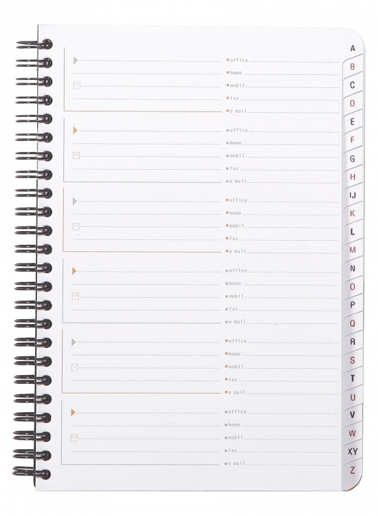 119970C Rhodia Address Book Opened