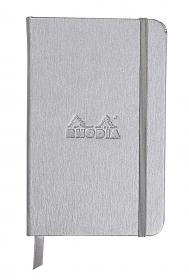 118067C Rhodia Lined Webnotebook - Silver