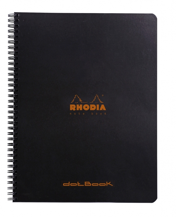 193039C Rhodia Classic Wirebound Notebook - Black