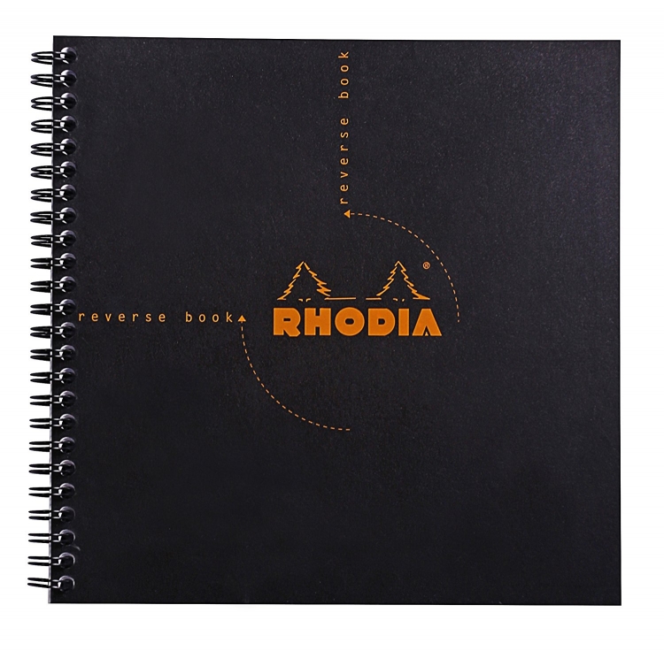 193609C Rhodia Reverse Books & Dot Books - Black