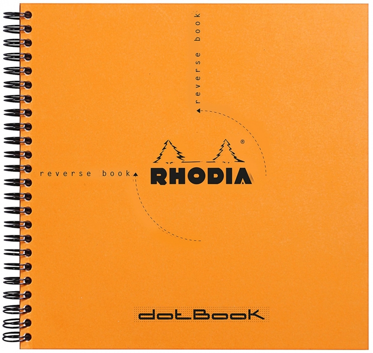 193638C Rhodia Reverse Books & Dot Books - Orange