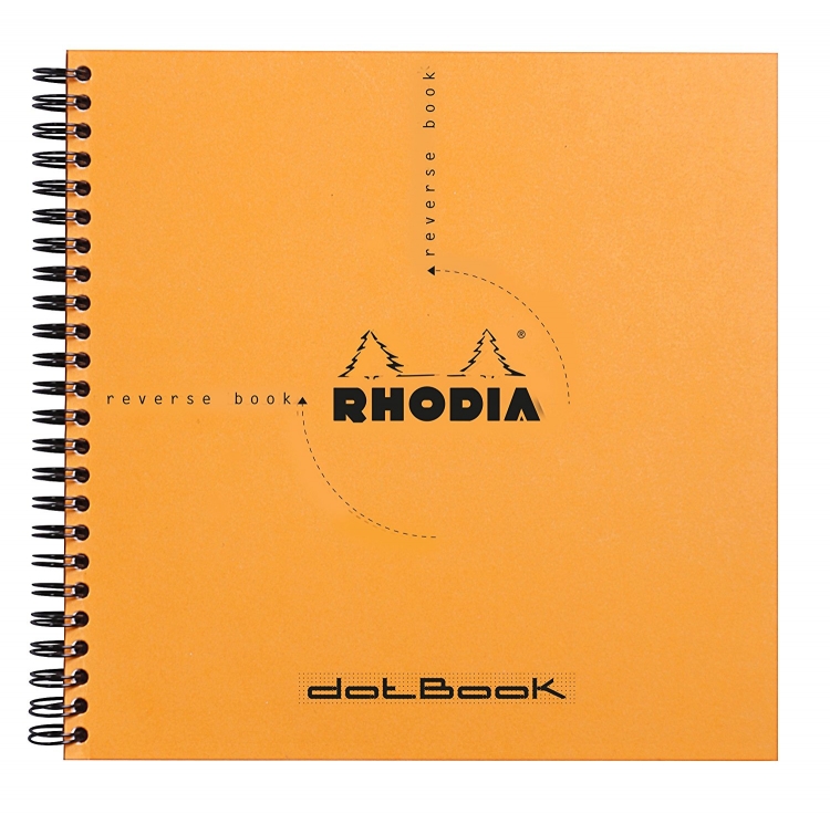 193638C Rhodia Reverse Books & Dot Books - Orange