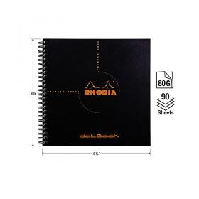 193639C Rhodia Reverse Books & Dot Books Front - Measurements