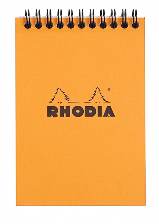 13500C Rhodia Wirebound Notepad - Orange