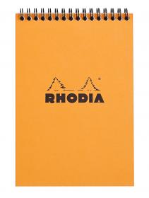 16500C Rhodia Wirebound Notepad - Orange