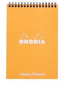 16503C Rhodia Wirebound Notepad - Orange