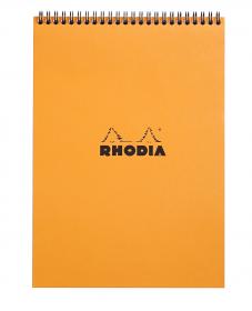 18500C Rhodia Wirebound Notepad - Orange