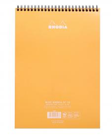 18503C Rhodia Wirebound Notepad - Orange